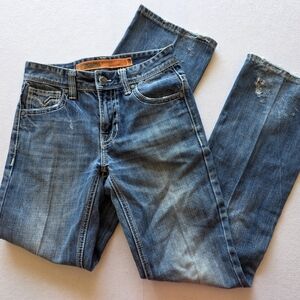 Women's Rock&Roll Blue Boot Cut Jeans